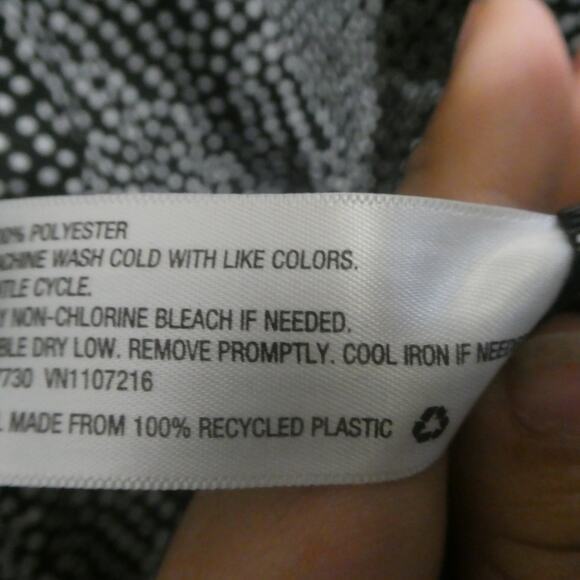 Pure Energy Women's 1X Polkadot Top Shirt Blouse 3 Button Tunic - Picture 9 of 10